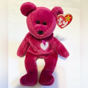 TY Beanie Babies Valentina Bear Vintage Beanie Baby